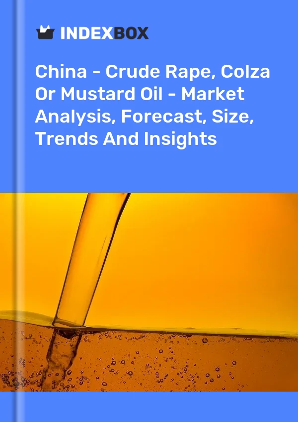 China - Aceite crudo de colza, colza o mostaza: análisis de mercado, pronóstico, tamaño, tendencias e información