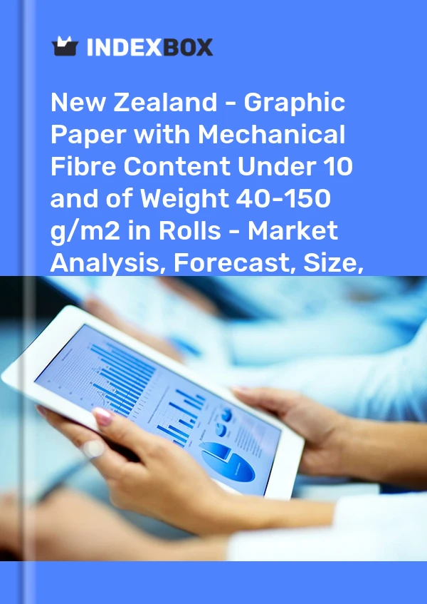 Report New Zealand - Graphic Paper with Mechanical Fibre Content Under 10% and of Weight 40-150 g/m2 in Rolls - Market Analysis, Forecast, Size, Trends and Insights for 499$